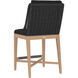 Sorrento 40.75 inch Arashi Black Outdoor Counter Stool